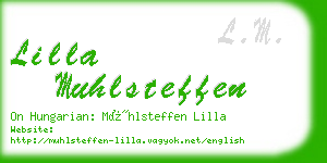 lilla muhlsteffen business card